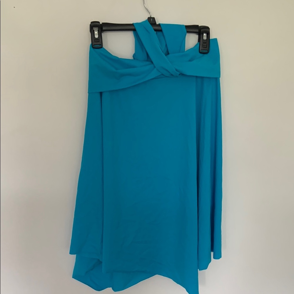 Elegant Blue Women's Bathing suit dress or skirt